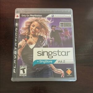 SingStar Vol. 2 for Sony 3 - Purple Cover
